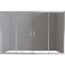 Шторка на ванну BELBAGNO UNIQUE-VF-2-150/180-140-P-Cr