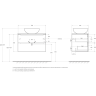 Тумба Rovere Nature 80 см BELBAGNO ETNA ETNA80RN-KEPBO-1302H316-SET