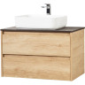 Тумба со столешницей и накладной раковиной BELBAGNO KRAFT100RNN-KEPBO-1084-SET